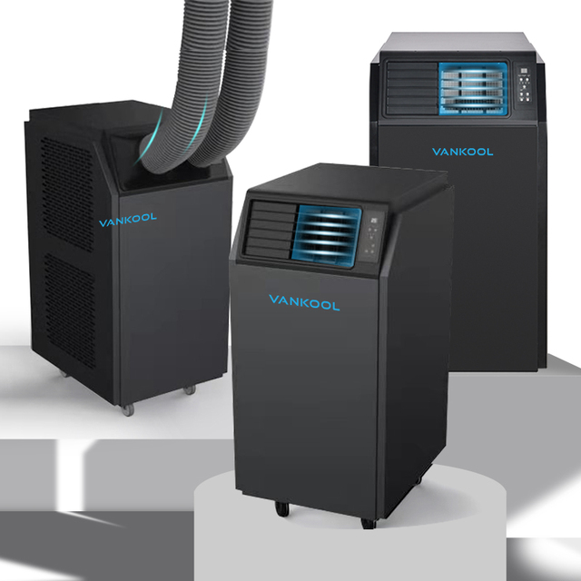 4 in 1 Industrial Portable AC Air Conditioner with Fan Commercial Home Standing Unit Electric Powered for Room Application