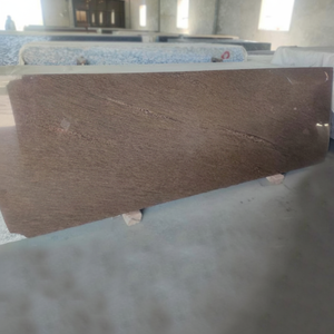 Dalles adoucies en granit rouge vin indien de qualité supérieure Carreaux de taille personnalisée pour comptoirs modernes et élégants durables Salle de bain extérieure - Product Image 1