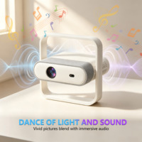 Projecteur LED intelligent Topleo NSL03 H727, Android 14, prise en charge native 1080P, OEM ODM, projecteur de cinéma maison portable