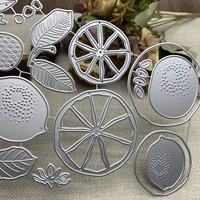 Matrice de découpe en métal en forme de citron pour albums photo DIY, boîtes cadeaux, cartes en papier, cartes de vœux et scrapbooking