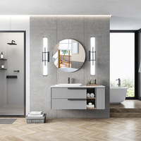 Lampes LED pour miroir certifiées ETL Amérique du Nord Worbest 48'' 35W, anti-buée, anti-humidité, température de couleur 2700K-5000K, modernes