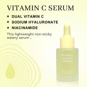 Özel Marka Sıvı Yüz Vitamini C Hyaluronik Asit Bitkisel Gliserin Yaşlanma Karşıtı Parlatıcı Beyazlatıcı Serum Koyu Lekeleri İyileştirir - Product Image 2