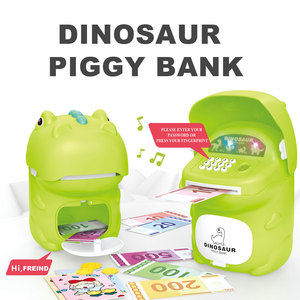 Hucha Electrónica Inteligente con Forma <span class=keywords><strong>de</strong></span> Dinosaurio, Enseña a los Niños el Hábito <span class=keywords><strong>de</strong></span> Ahorrar con Seguridad Biométrica, Contraseña y Efectos <span class=keywords><strong>de</strong></span> Sonido - Product Image 2