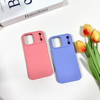 Coque antichoc souple en TPU avec doublure en microfibre pour iPhone 17 16 15 14 13 Pro Max Plus, personnalisable avec logo, couleur et motif