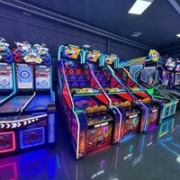 Jeu d'arcade de basket-ball de rue en métal à monnayeur avec support en anglais pour parcs d'attractions et centres de divertissement familial