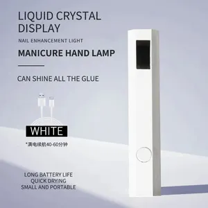 Mini Usb Pink Nail Lamp 3w Uv Led Fast Drying Rechargeable Mini UV Led Touch Nail Lamp