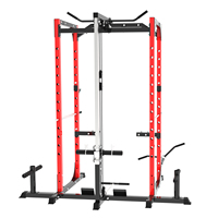 Oferta Especial: Rack de Potencia Multifuncional Comercial para Sentadillas, Máquina de Entrenamiento de Fuerza para Gimnasio en Casa con Cable Crossover