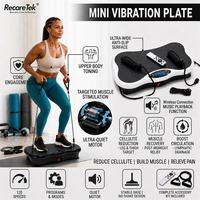 Plataforma Vibratoria para Ejercicios de Core, Equipo de Fitness para el Hogar, Plataforma Fácil para Terapia, Salud en Casa, Adelgazamiento, Mini Fitness de Pie