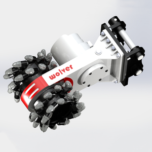 Cortador giratório pequeno do disjuntor hidráulico novo com motor do núcleo para o fabricante do cortador do cilindro das indústrias construção - Product Image 2