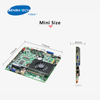 Carte sadece I5-4300U çift Lan DDR3L 8 USB 6 COM PS2 Industrial endüstriyel otomasyon ve kontrol için bir ana kurulu Placa Madre ana kurulu