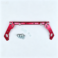 Support de fixation multifonctionnel en aluminium CNC pour guidon de moto avec miroir et kit complet de quincaillerie pour scooter