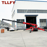 Équipement de levage pour la construction : Grue araignée 8 tonnes, entraînement hydraulique, palan sur chenilles, double alimentation diesel-électrique, rotation à 360°