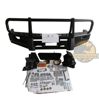 Accessoires 4x4 Tout-terrain Pare-chocs avant et arrière en acier noir pour Toyota Revo Hilux