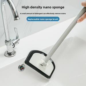 Wholesale Bathroom Cleaning Brush Tile Wall <b>Bathtub</b> PP Long <b>Handle</b> <b>Replacement</b> Head Household Dead Corner Artifact Wash - Product Image 5