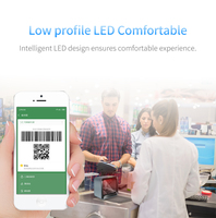 Escáner de Códigos de Barras QR 2D Manos Libres, Certificación BIS, Lector de Códigos de Barras Automático Omnidireccional de Escritorio para Supermercado