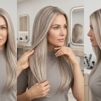 Peluca Judía Realista Multidireccional con Encaje en la Parte Superior y Reflejos, Sheitel de Aspecto Natural para Modestia y Moda