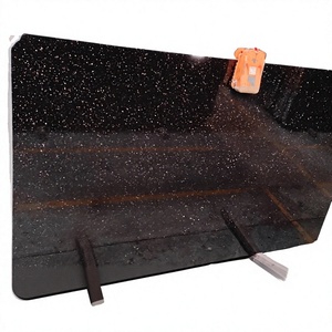 Comptoirs de cuisine en granit noir Galaxy poli, haute résistance, style moderne antique, grandes dalles, fournis par l'usine indienne Vinayak Exports - Product Image 1