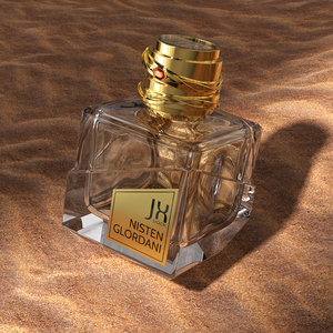 Cao Cấp Nước Hoa Sang Trọng Chai Thủy Tinh 30Ml <span class=keywords><strong>50Ml</strong></span> 100Ml Đen Vuông Chai Nước Hoa Với Nắp Tròn - Product Image 3