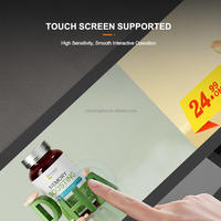 Écran LCD ultra-lumineux pour étagère, écran TFT LCD grand format pour centres commerciaux et vitrines