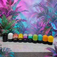 Vente en gros de pots en verre avec couvercle, étanches, personnalisables, de couleur, de 3,5 grammes, 100 ml, pour l'emballage et la présentation des fleurs