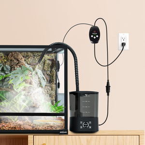 REPTIZOO Hygrostat numérique, contrôleur d'humidité LED, humidistat pour reptiles, contrôle de l'humidité pour <span class=keywords><strong>terrarium</strong></span> de reptiles, humidificateur, <span class=keywords><strong>brumisateur</strong></span> - Product Image 5