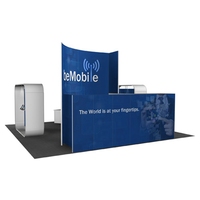 Système de stand d'exposition TIANYU Elite 3x6m, solution d'exposition hybride optimisée pour une image de marque dynamique à fort impact