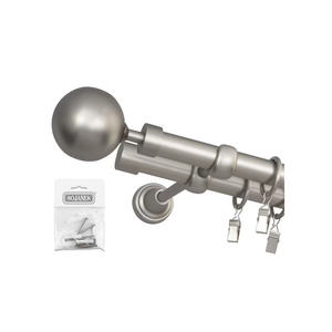 Riel de Techo Doble de PVC Duradero Bojanek, Juego Completo con Rodillos Deslizantes Suaves y Todos los Accesorios de Instalación Necesarios - Product Image 1