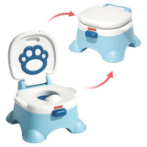 <span class=keywords><strong>Pot</strong></span> portable pour bébé, toilette musicale à induction pour tout-petits 2-en-1, siège de toilette d'apprentissage confortable et marchepied avec dossier et housse - Product Image 2