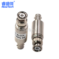 Adaptateur de blocage DC coaxial BNC mâle vers femelle RF DC Block 2W 5W DC-3GHz