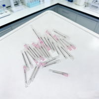 Aiguille de mélange jetable en plastique et acier inoxydable avec trou latéral de verrouillage pour usage médical en clinique/hôpital, sachet stand-up