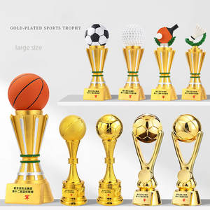 Troféus dourados de tamanho grande para esportes para voleibol e golfe Medalhas e placas elegantes - Product Image 1