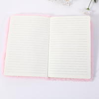 Cubierta de Animal de peluche para estudiantes de primaria, cuaderno de grabación con pelo, diario