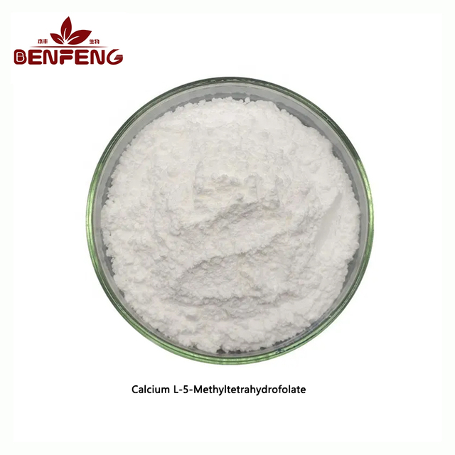 Food Grade 98% CAS 151533-22-1 Levomefolate Calcium Calcium L-5-methyltetrahydrofolate
