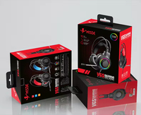 Casque de jeu USB V6S de haute qualité avec microphone pour une expérience audio immersive