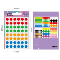 Autocollants de points colorés étiquettes de codage de couleur rondes autocollant d'étiquette de point de cercle pour les autocollants de salle de classe de bureau pour les tout-petits