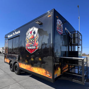 รถขายอาหารพร้อมรถเข็นขายอาหารบาบีคิวแบบเคลื่อนที่ได้รถขายอาหารในครัว - Product Image 5