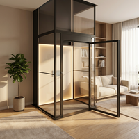 Ascenseur résidentiel de haute qualité, personnalisé, pour intérieur et extérieur, petit ascenseur domestique intelligent