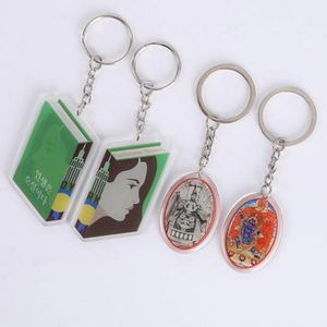 Llavero de acrílico ecológico con diseño de anime, personalizado por ambos lados, con estampado de helado - Product Image 4