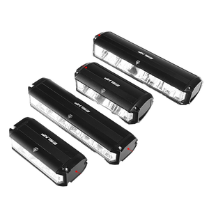 Veilleuse <span class=keywords><strong>VTT</strong></span> super lumineuse phare horizontal en alliage d'aluminium étanche 2600 <span class=keywords><strong>lumens</strong></span> 8000 mah batterie charge USB - Product Image 4