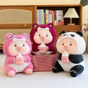 Manta de siesta para niños <span class=keywords><strong>2</strong></span> en 1, cojín de edredón para aire acondicionado de coche, sombrero de dibujos animados de oso colorido, felpa súper suave - Product Image 3