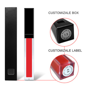 Nhãn Hiệu Riêng 100 + Màu Sắc Thuần Chay Lỏng Matte Son Môi Làm cho Logo Của Bạn Không Thấm Nước Matte Không Dính Cup Son Môi Lỏng - Product Image 5