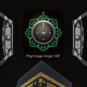 EDS BT Call NUOVO M77 MAX Smartwatch Musulmano con 114 Corani <span class=keywords><strong>E</strong></span>-book, Lettura <span class=keywords><strong>e</strong></span> Angolo di Pellegrinaggio 180° °    Calendario Islamico con Perline di Preghiera - Product Image 4