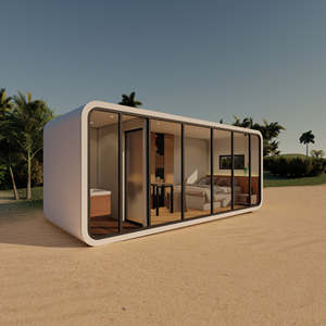Casa pequeña <span class=keywords><strong>prefabricada</strong></span> de lujo con bonito diseño, casa pequeña, 20 pies, <span class=keywords><strong>precio</strong></span> barato - Product Image 1