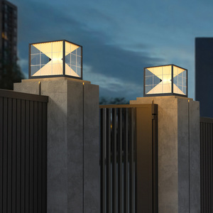Luces Solares para Pilar, Impermeables, para Jardín, Puerta, Valla, Poste, Lámpara para Patio, Camino, Villa - Product Image 1