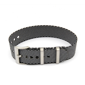 Bracelets de montre en nylon sergé respirant réglables avec boucle en acier inoxydable 20mm 22mm - Product Image 5