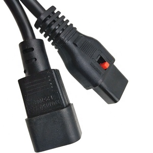 Câble d'alimentation IEC 320 C13 vers C14 avec prise 18AWG et verrouillage PDU - Product Image 3