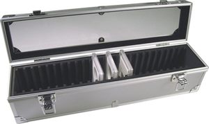 Aluminium-Münz kassette, Aluminium-Aufbewahrung sbox für 25 Universal-Münz platten halter PCGS/NGC/Premier/Little Bear Elite usw. - Product Image 2