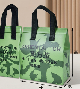Custom Aluminum Foil Non-woven Thermal Insulation Backpack Cooler Bags with Zipper Closure 20-35L Capacity for Cake Delivery - Product Image 6
