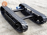 Châssis sur chenilles en acier personnalisé, moteur hydraulique, faible bruit, forte puissance, pour machines agricoles de récolte – Meilleures ventes
