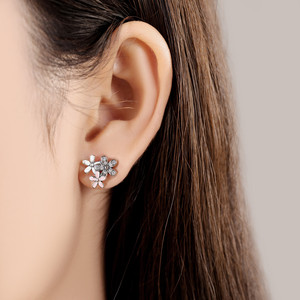 ต่างหูเดซี่สีชมพูทองเหลืองขาว ดีไซน์เฉพาะตัว ทันสมัย ใช้งานได้หลากหลาย ขายส่ง - Product Image 5